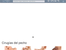 Tablet Screenshot of femmcirugiaestetica.com